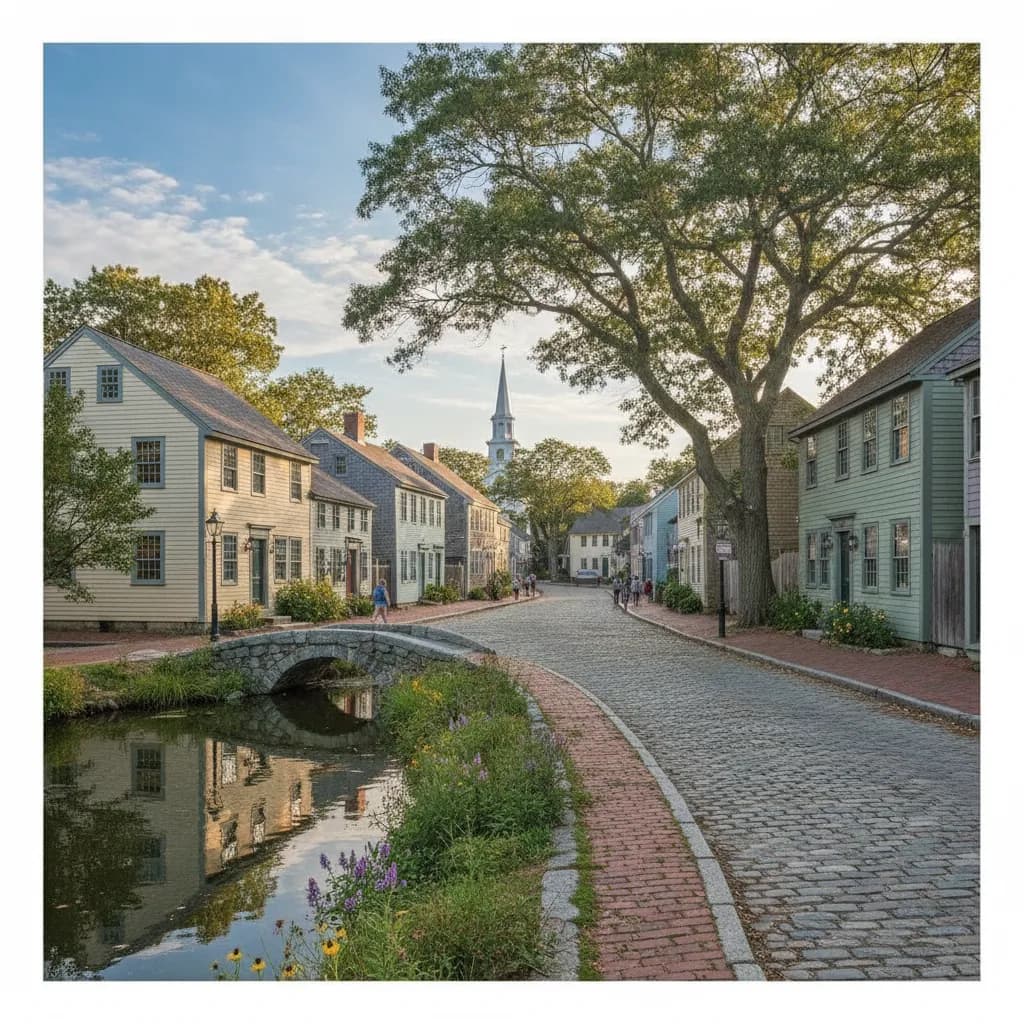 View of Sandwich, MA