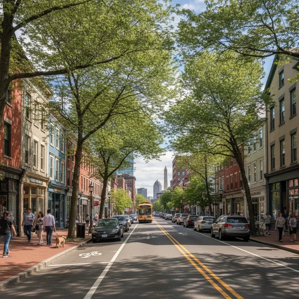 View of Somerville, MA