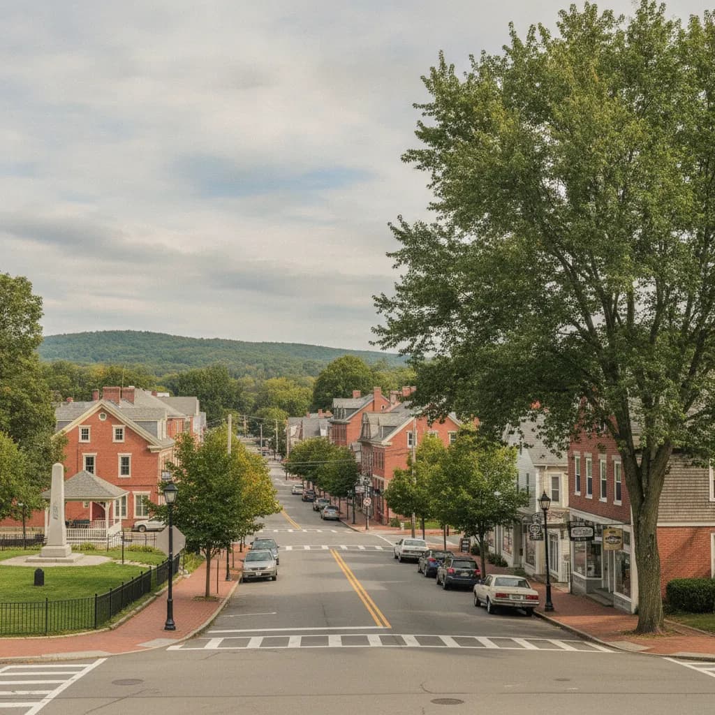 View of Stoneham, MA