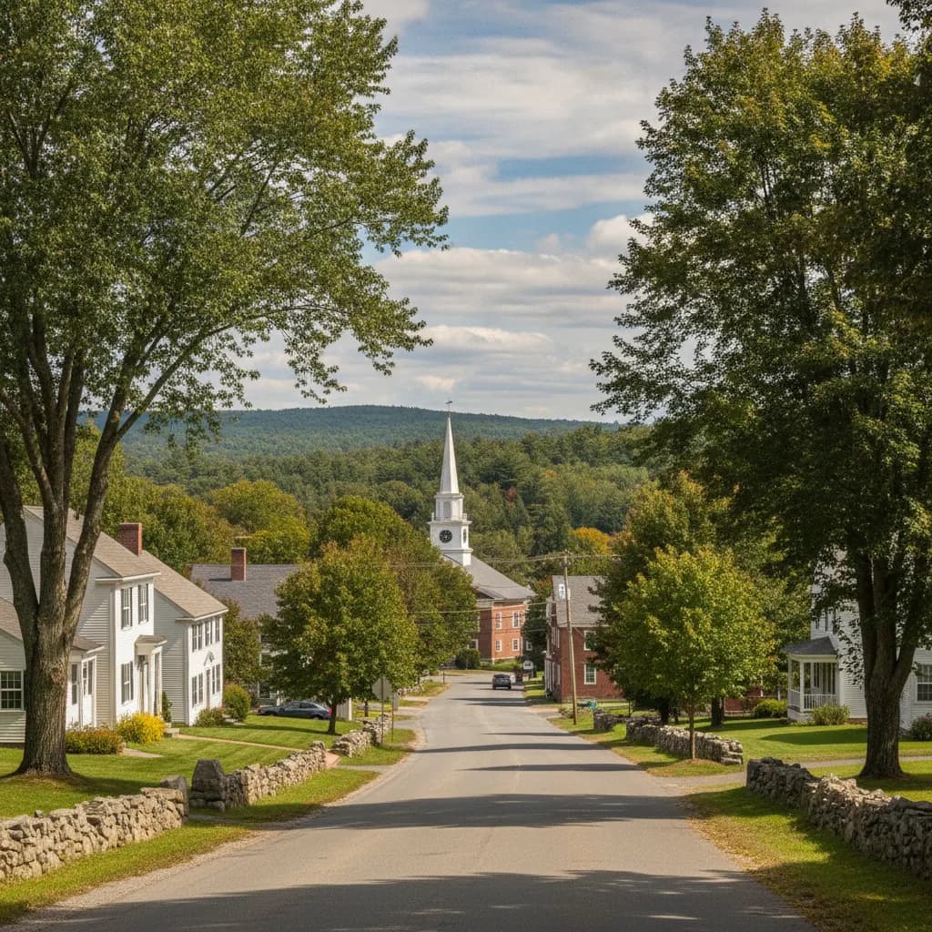 View of Stow, MA