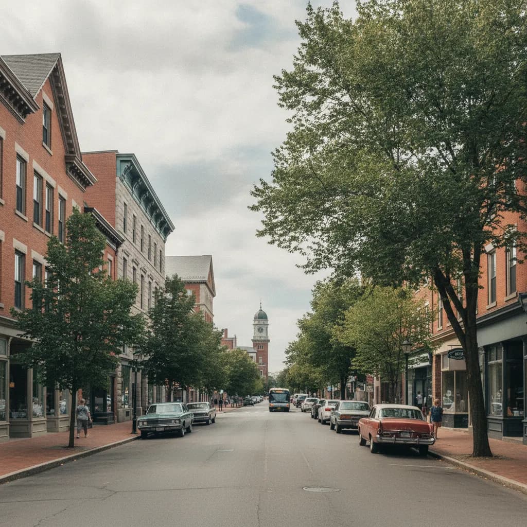 View of Taunton, MA