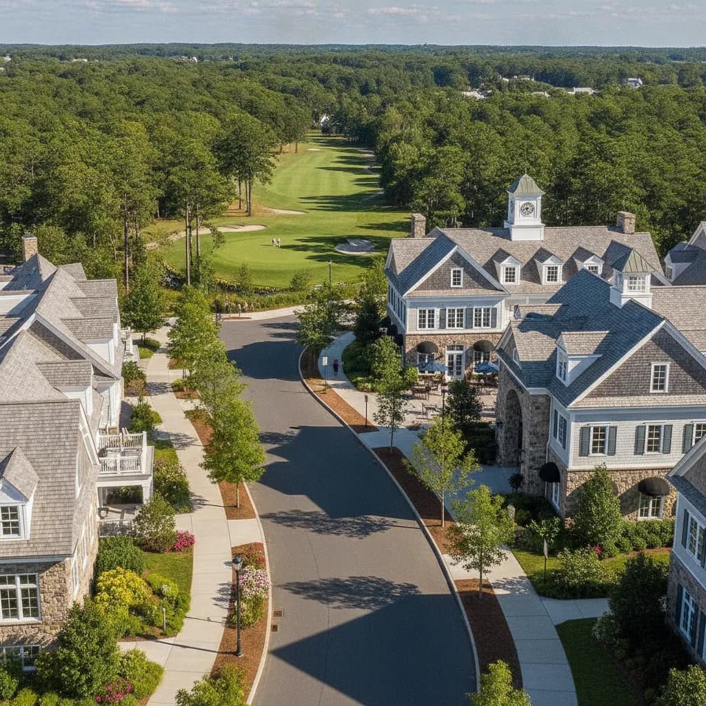 View of The Pinehills, MA