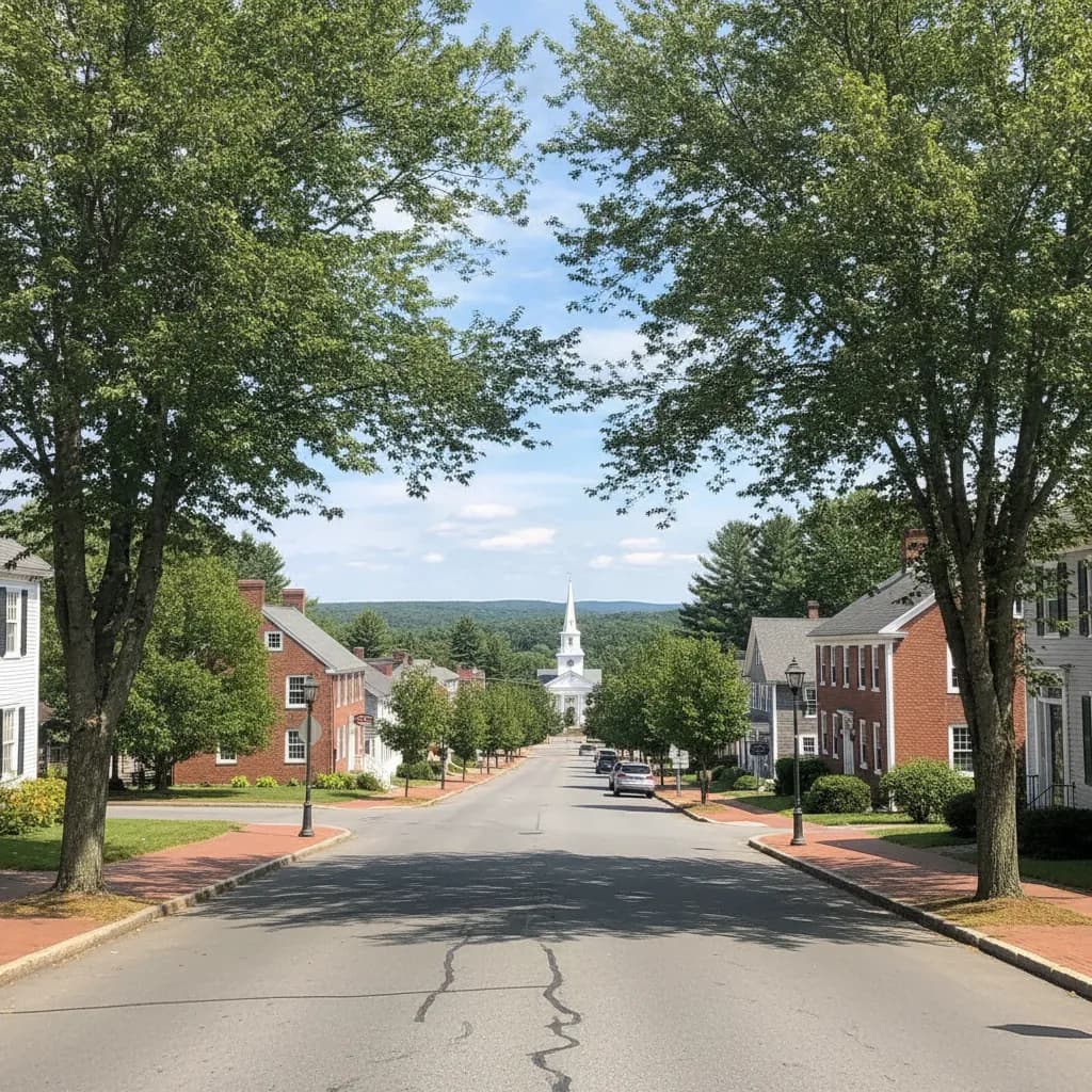 View of Upton, MA