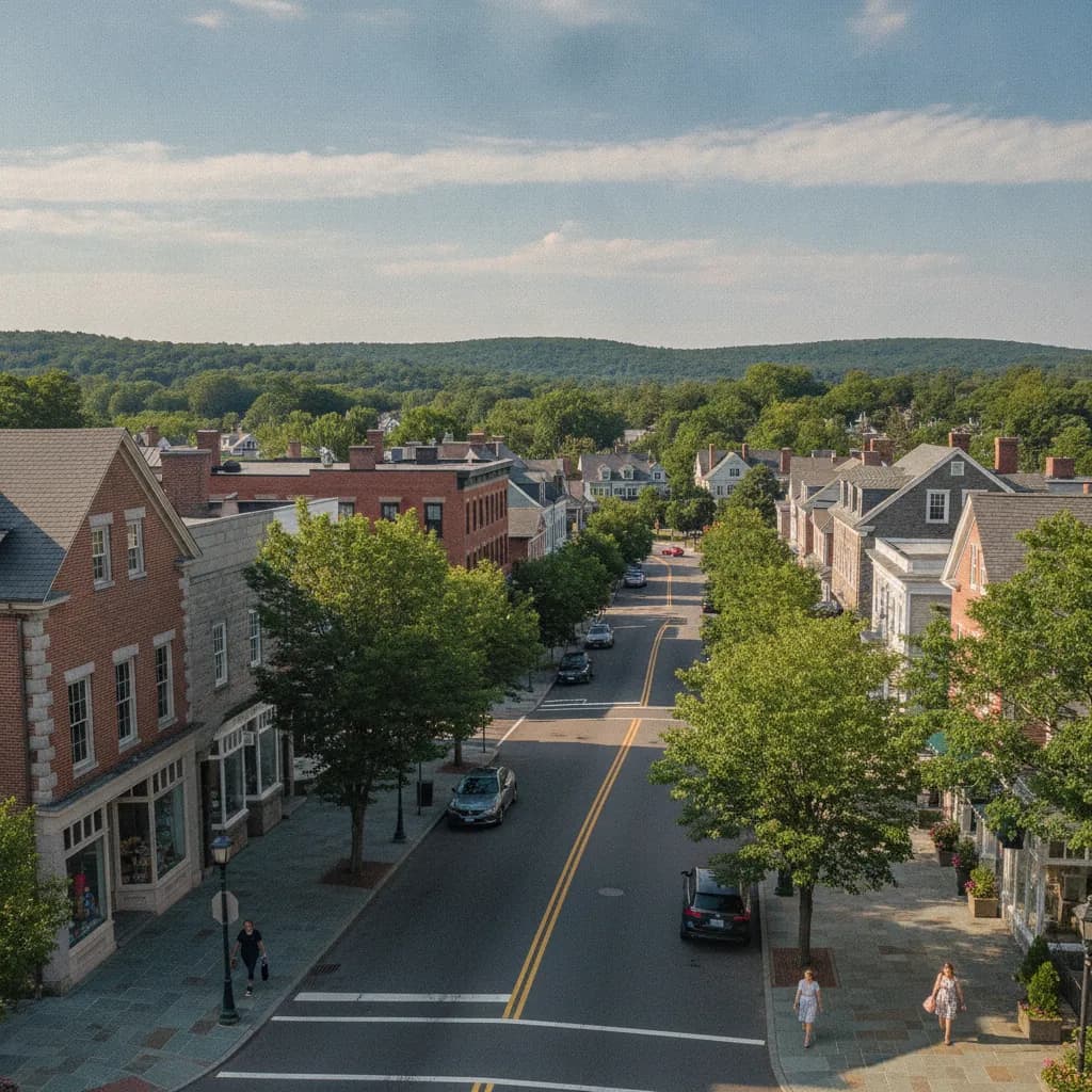 View of Wellesley, MA