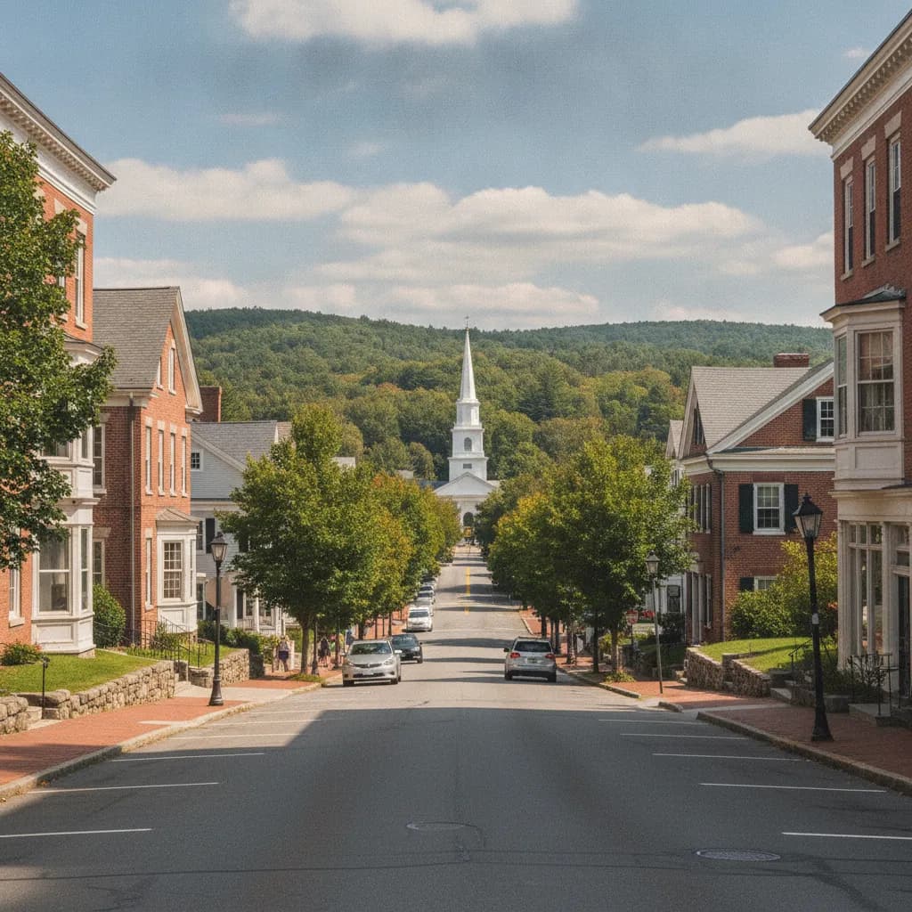 View of Wenham, MA