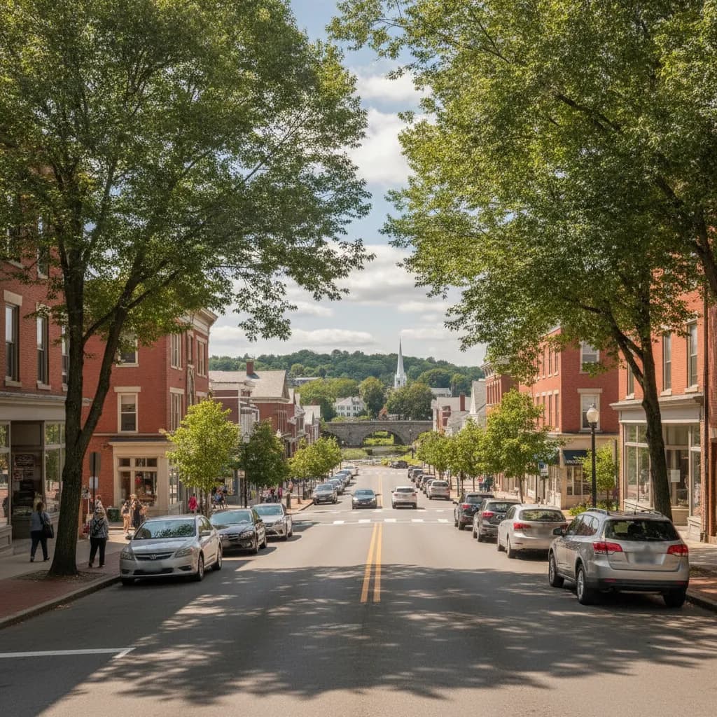 View of Westfield, MA
