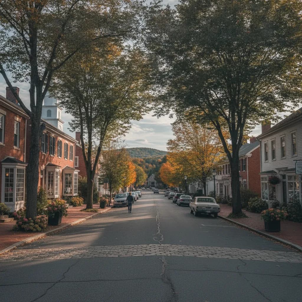 View of Weston, MA