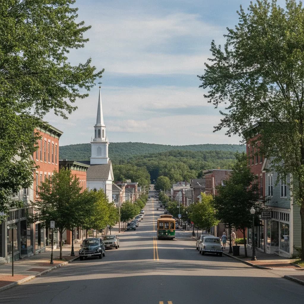 View of Whitman, MA