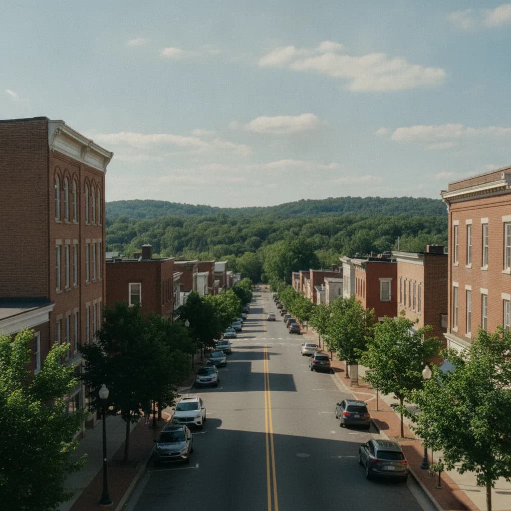 View of Aberdeen, MD