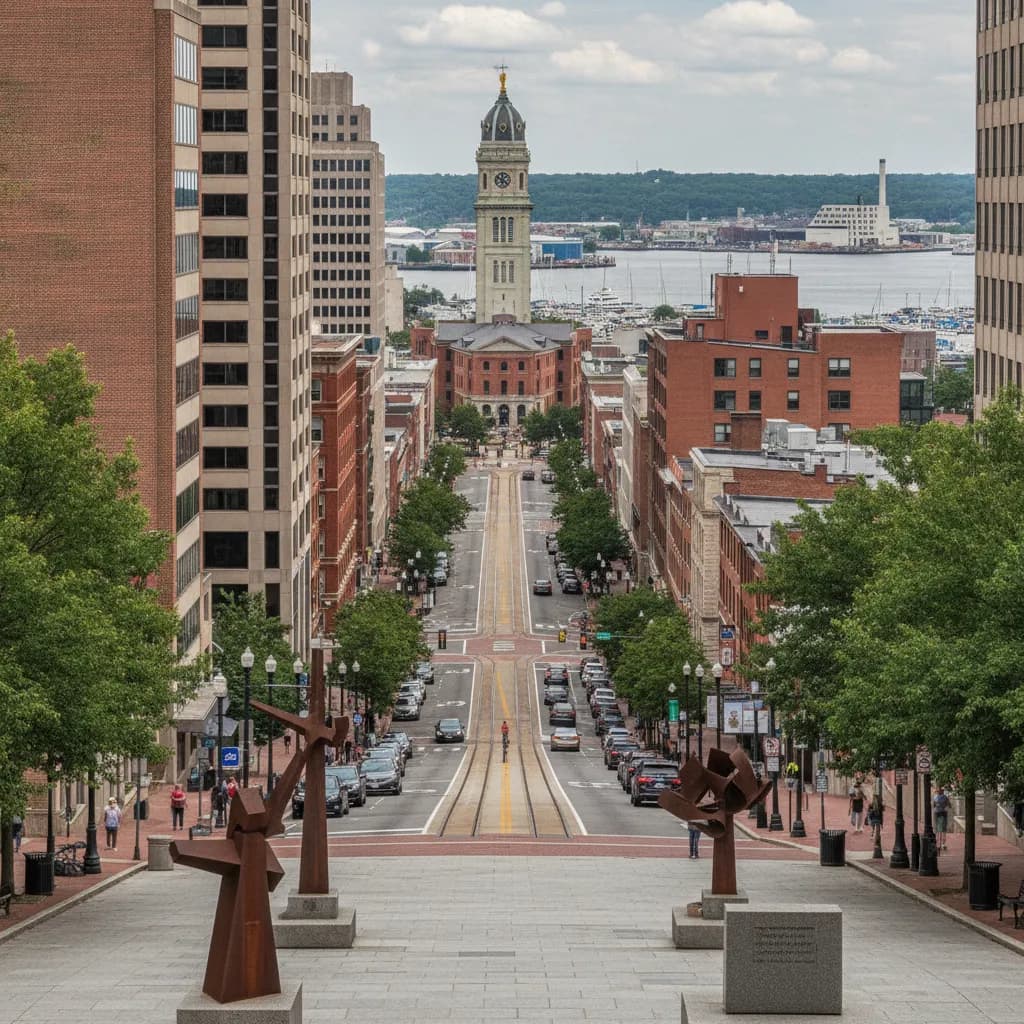 View of Baltimore, MD