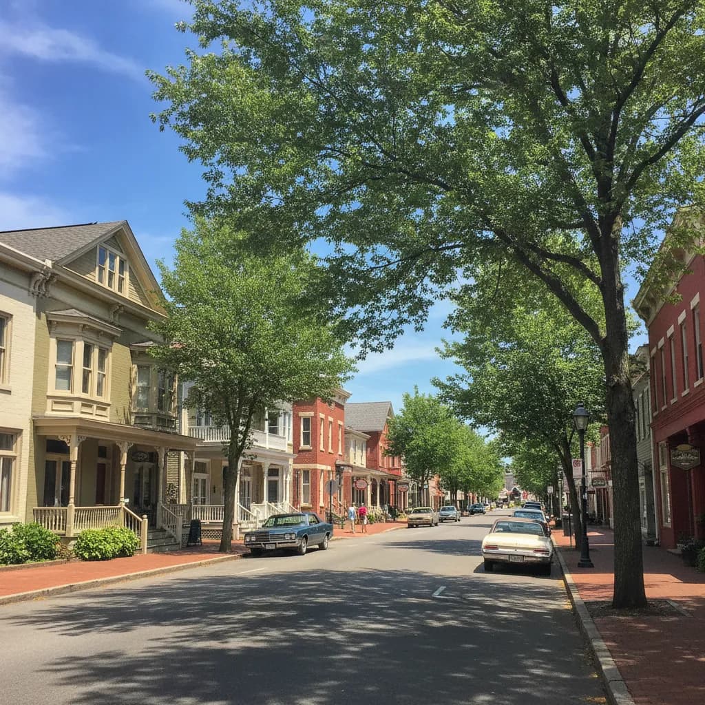 View of Berlin, MD