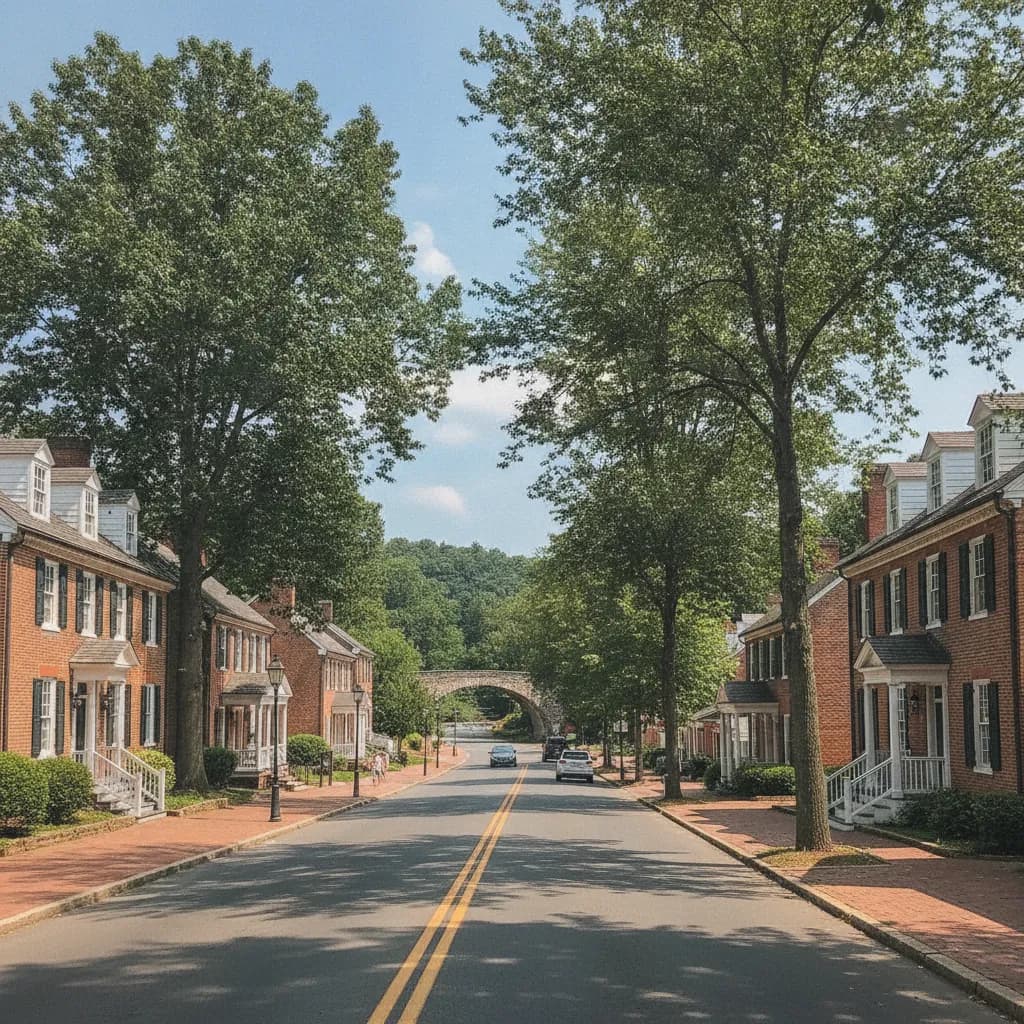 View of Burnt Mills, MD