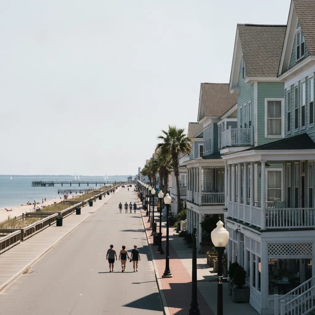 View of Chesapeake Beach, MD