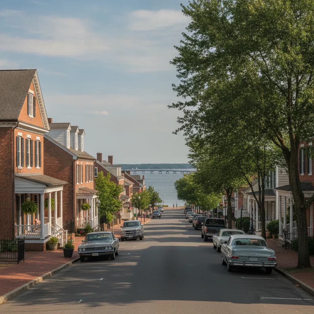 View of Chester, MD