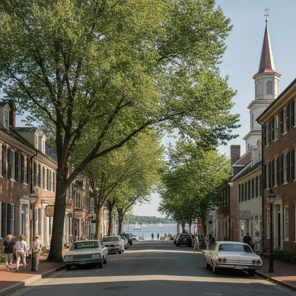 View of Chestertown, MD