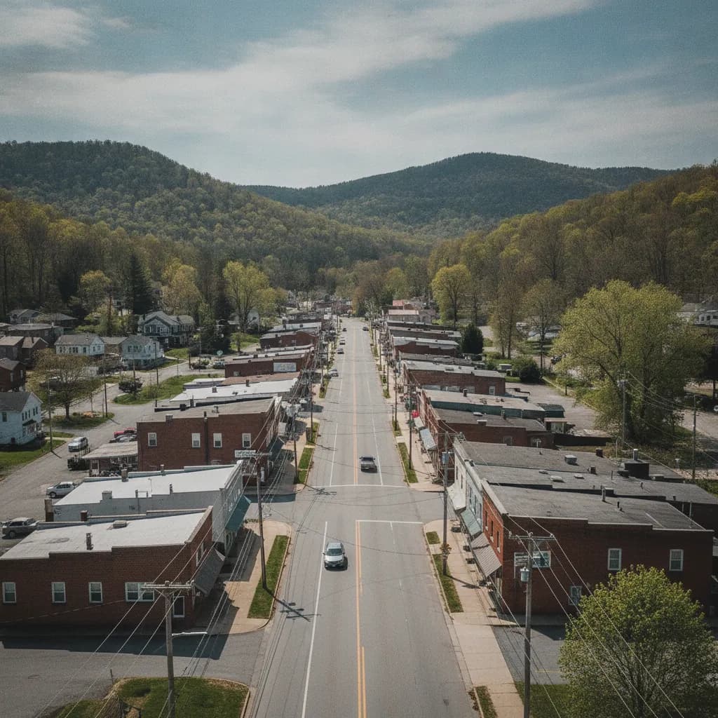 View of Cresaptown, MD