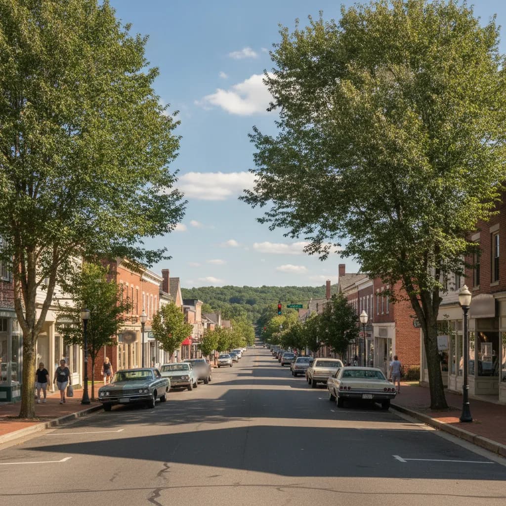 View of Denton, MD