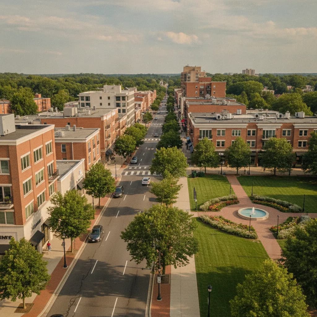 View of Friendship Heights Village, MD