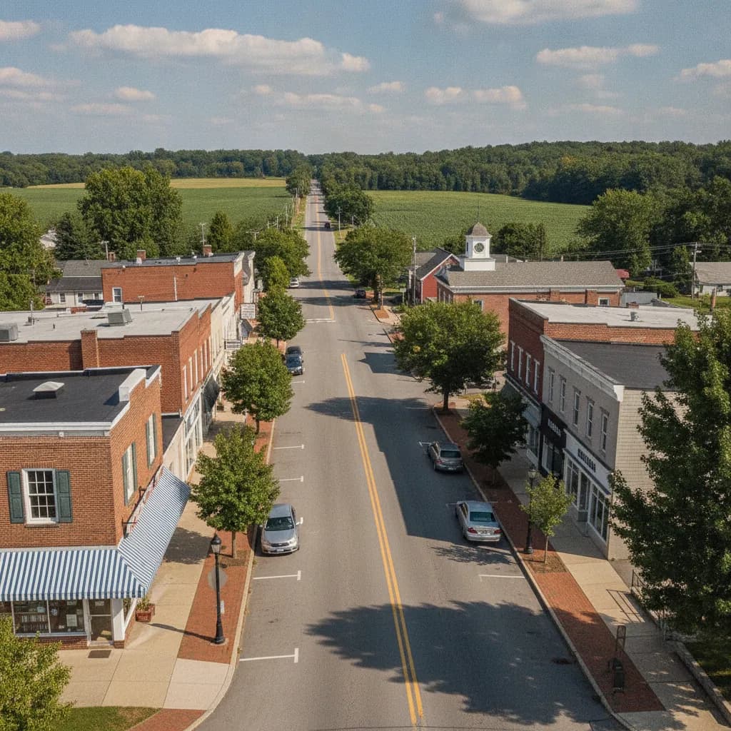 View of Fruitland, MD