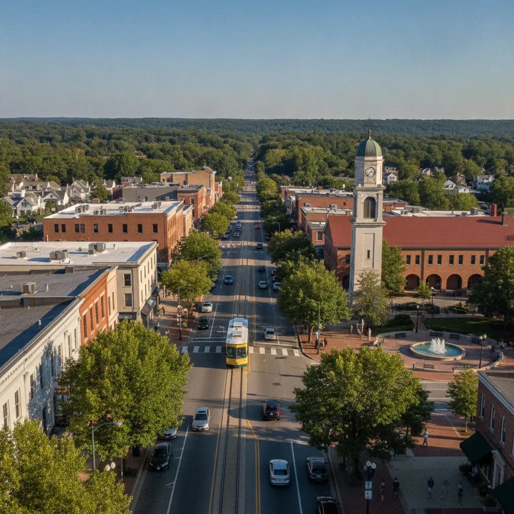 View of Gaithersburg, MD