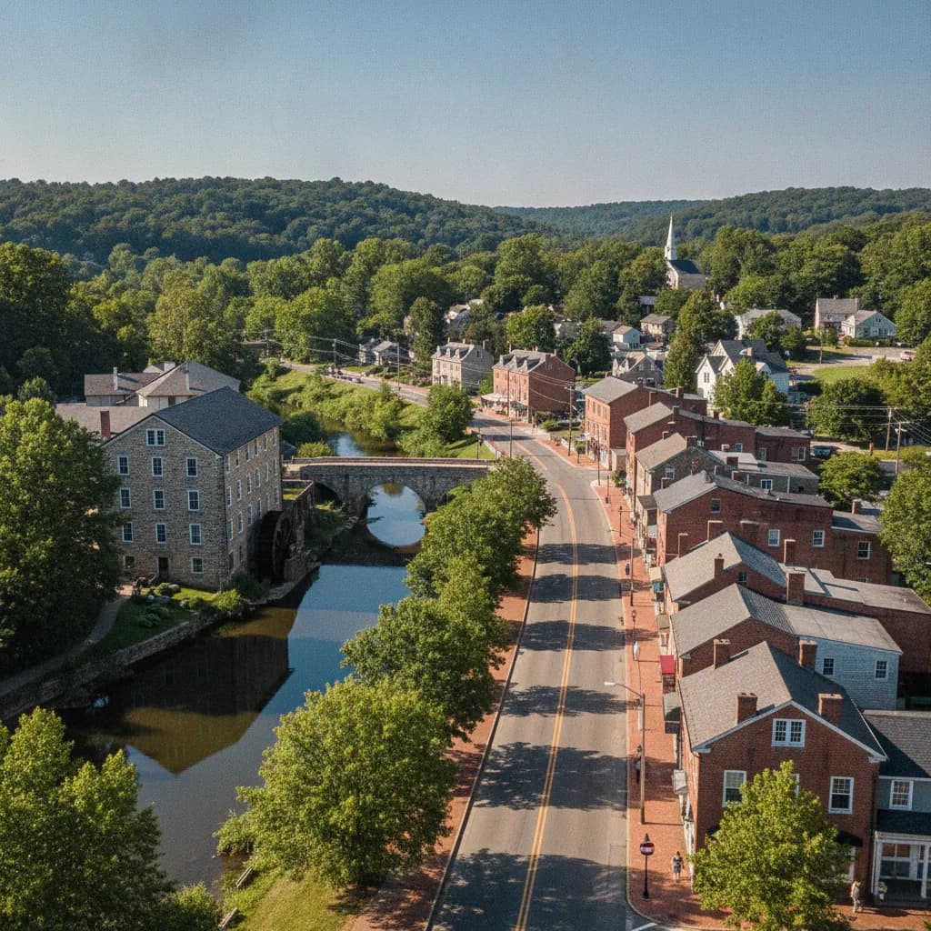 View of Ilchester, MD