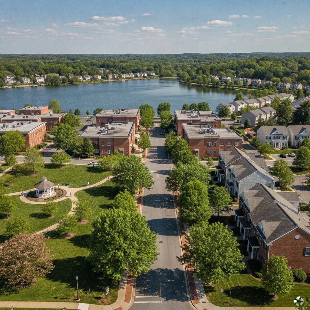 View of Lake Arbor, MD