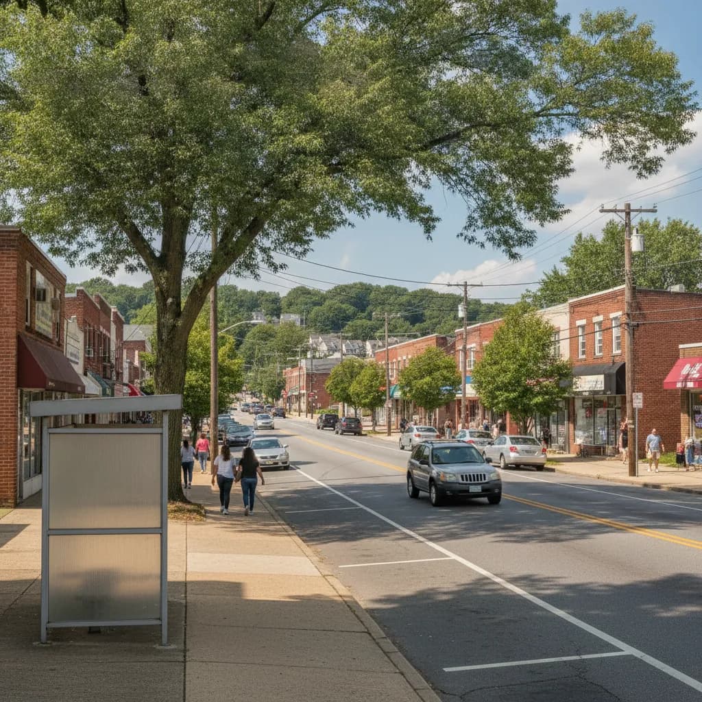 View of Langley Park, MD