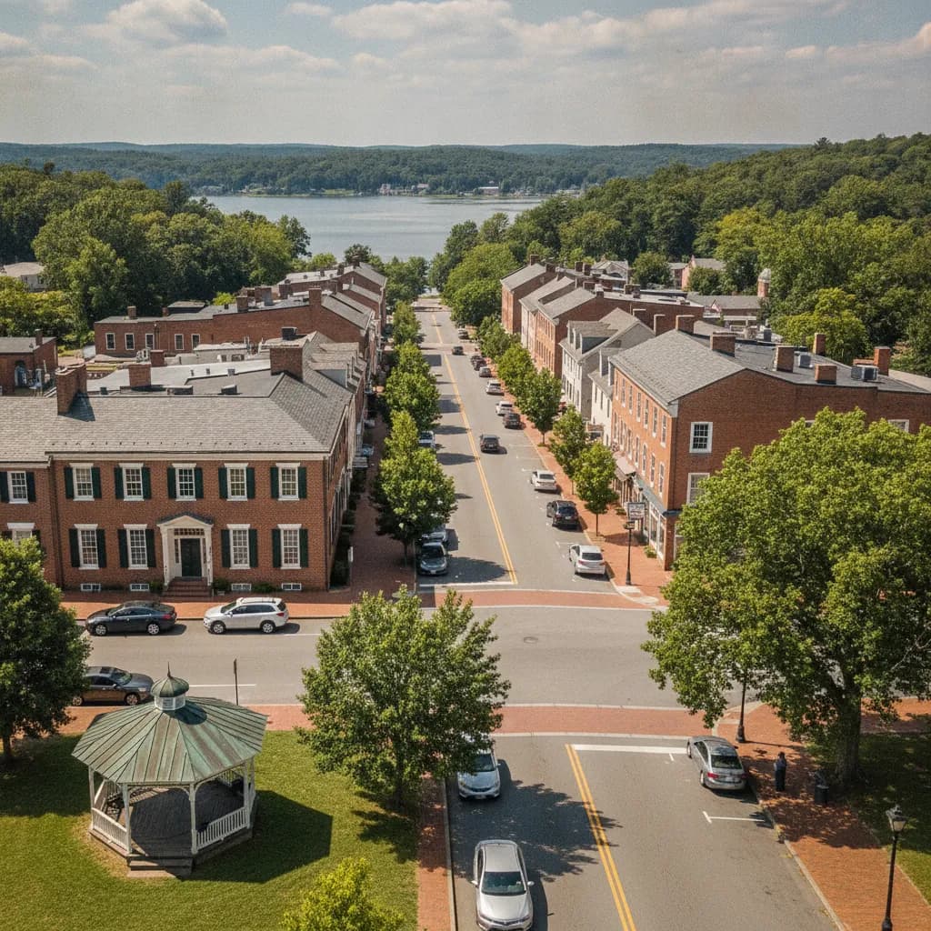 View of Leonardtown, MD