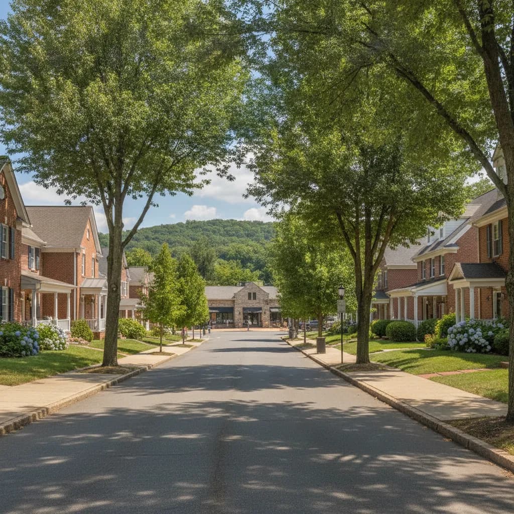 View of Mays Chapel, MD