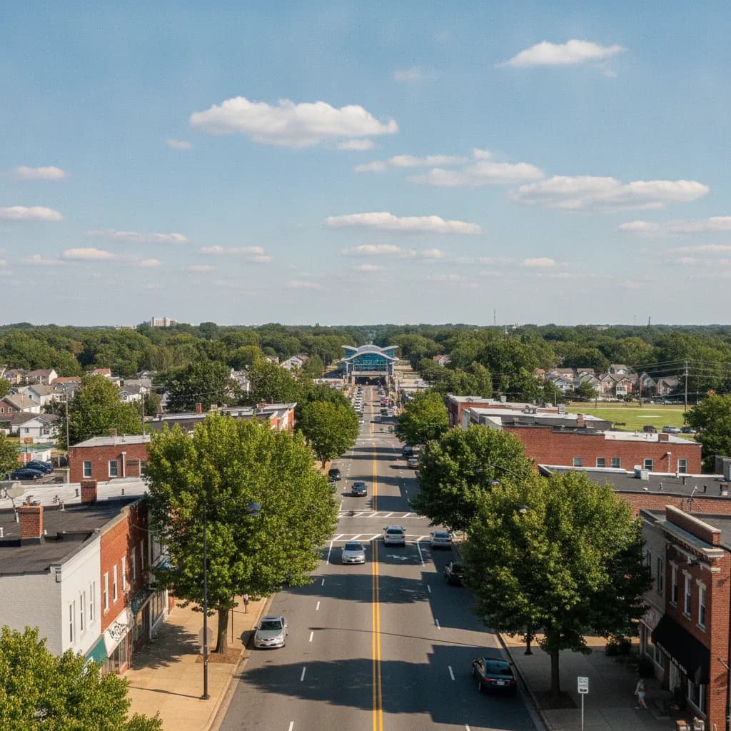 View of New Carrollton, MD
