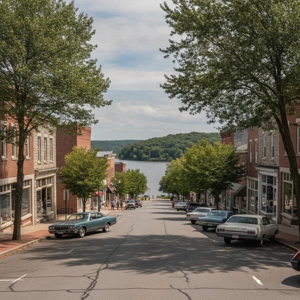 View of North East, MD
