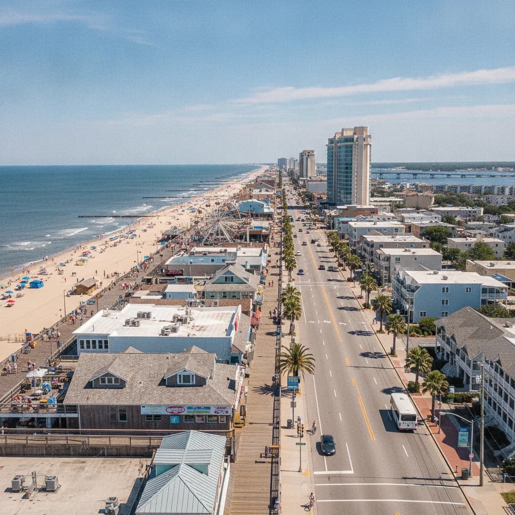 View of Ocean City, MD