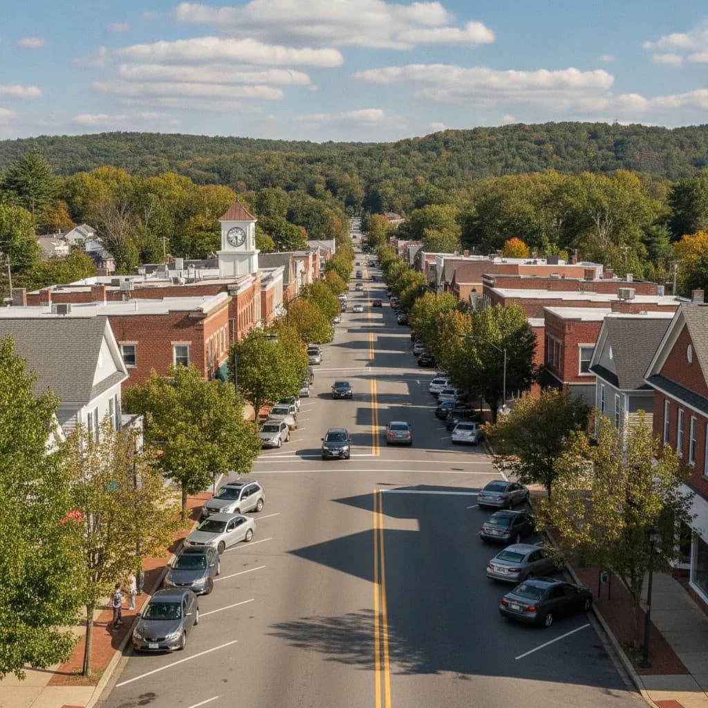 View of Peppermill Village, MD