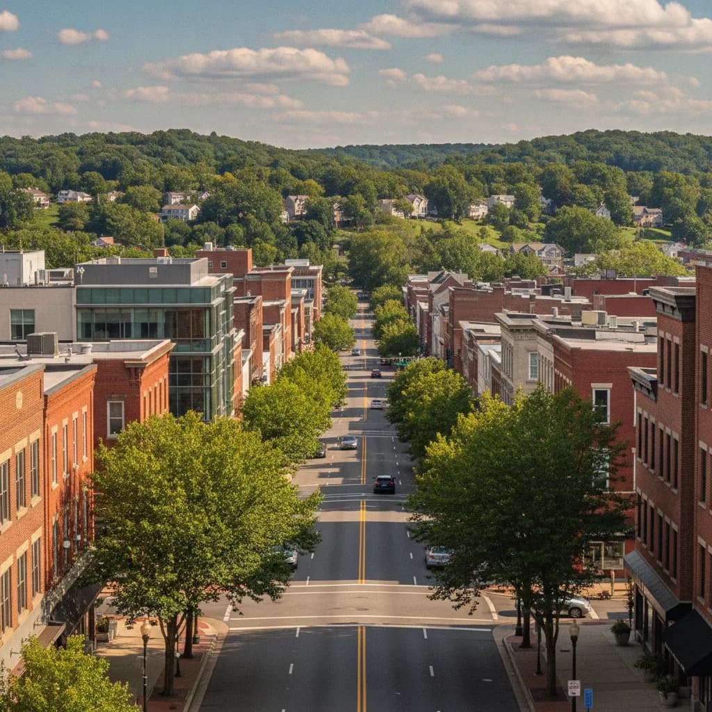 View of Rockville, MD