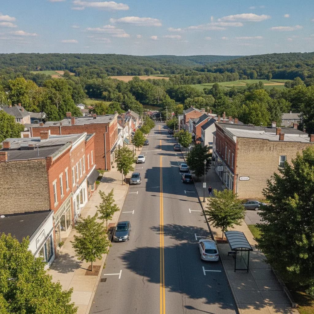 View of Rossville, MD