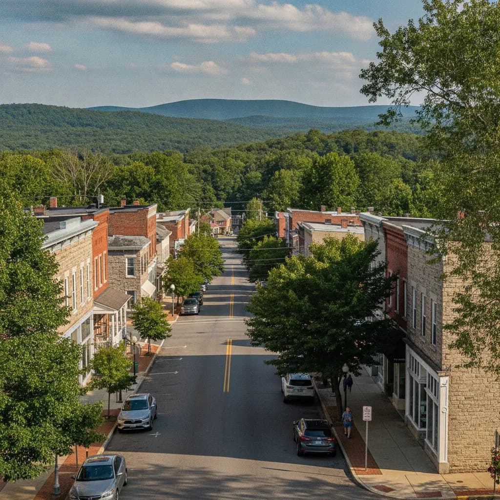 View of Thurmont, MD