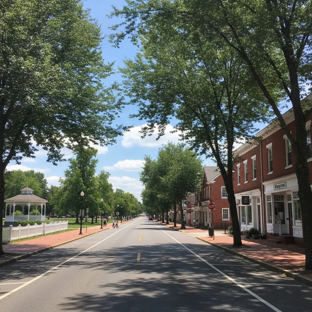 View of Walkersville, MD