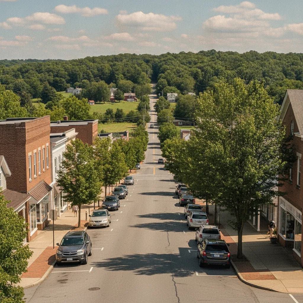 View of Westphalia, MD