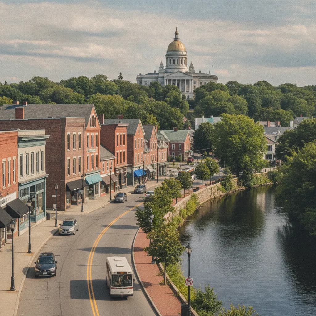 View of Augusta, ME