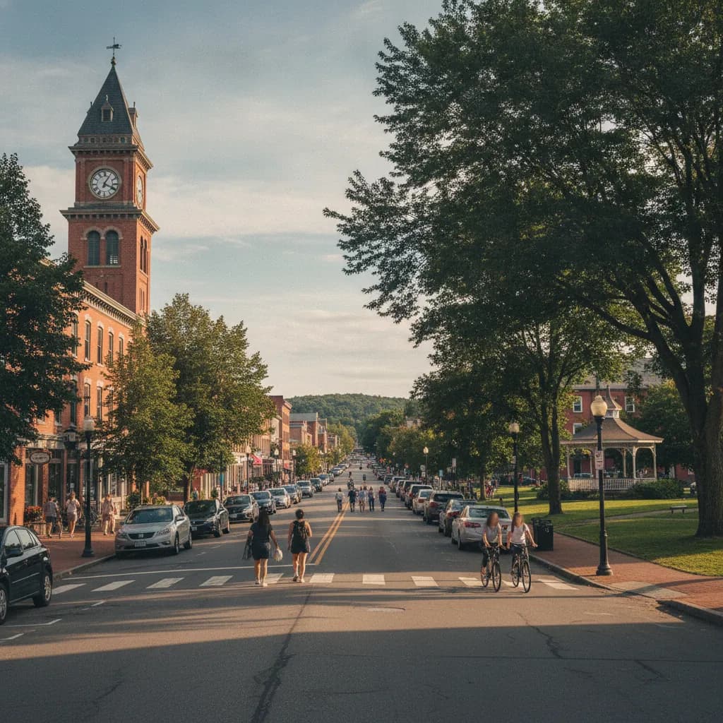 View of Brunswick, ME