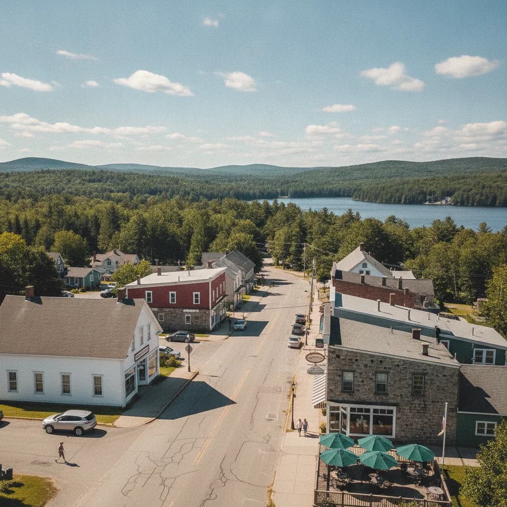 View of Casco, ME