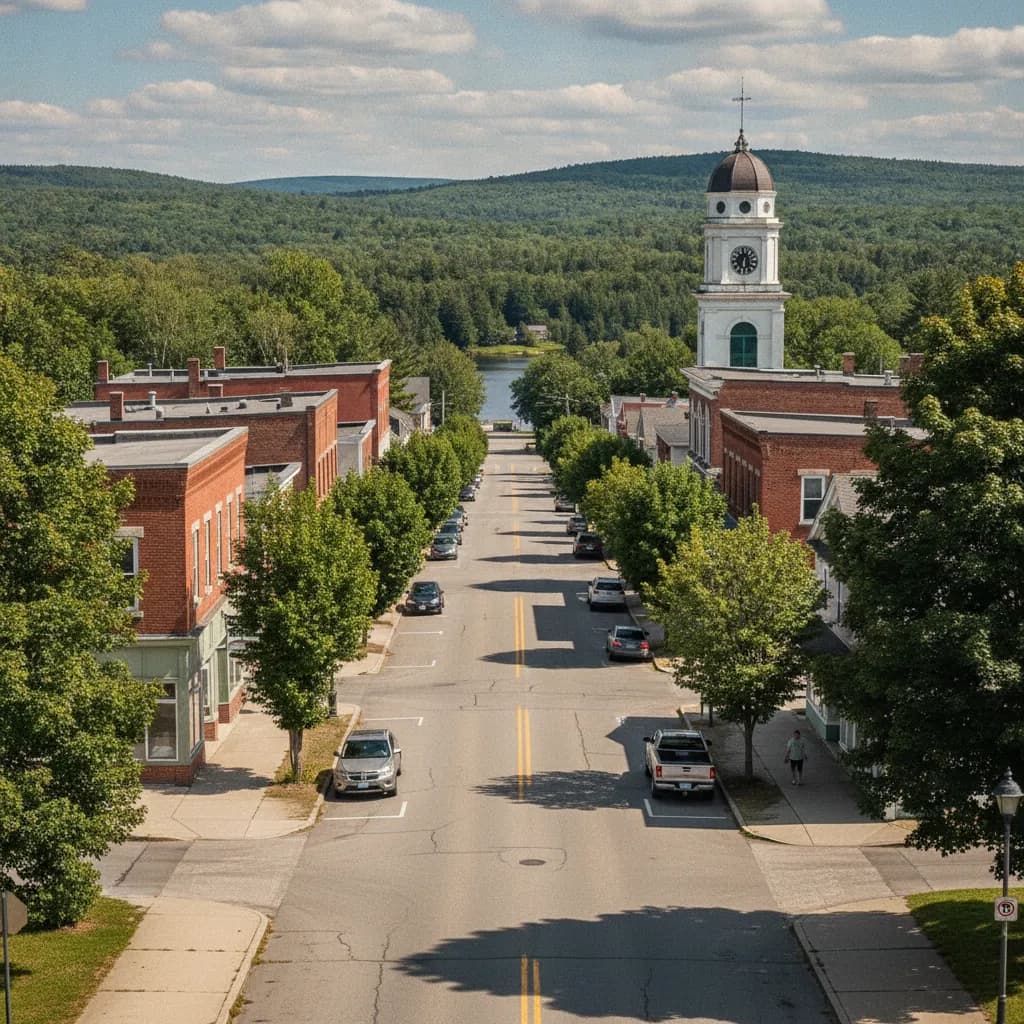 View of Dexter, ME