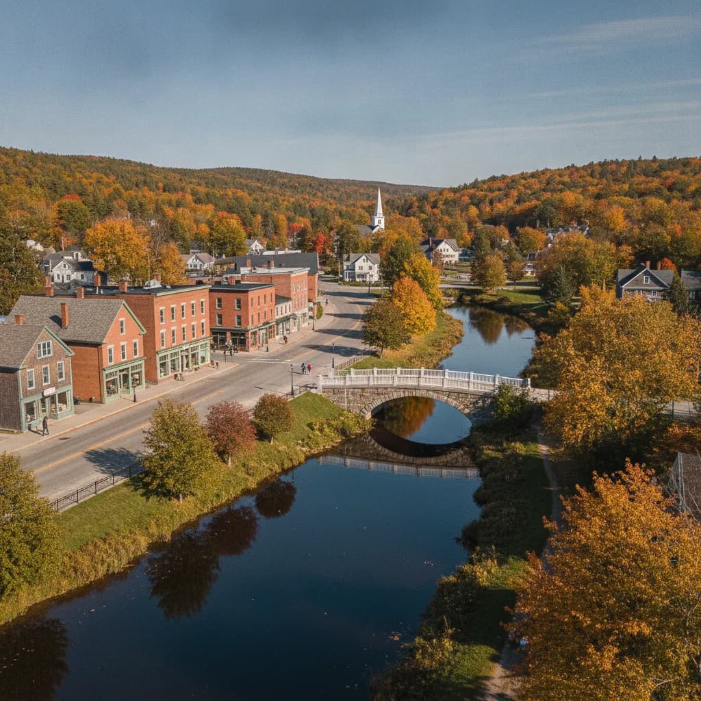 View of Dover-Foxcroft, ME