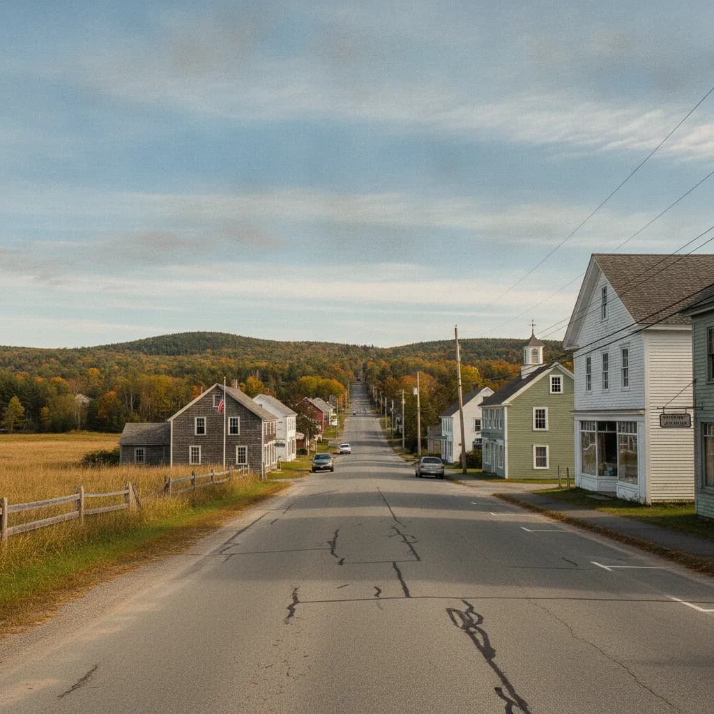 View of Durham, ME
