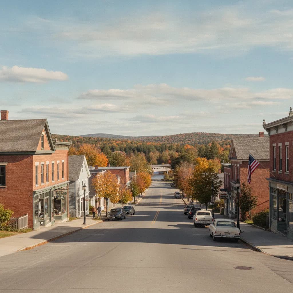 View of Fairfield, ME