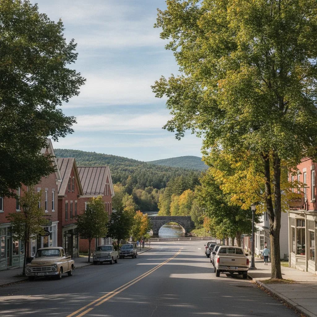 View of Farmington, ME