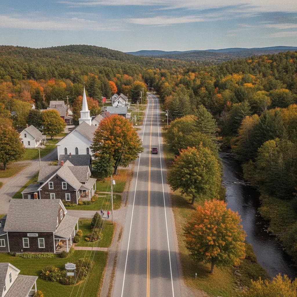 View of Glenburn, ME
