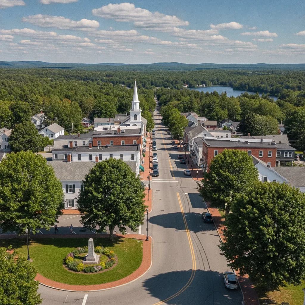 View of Gray, ME