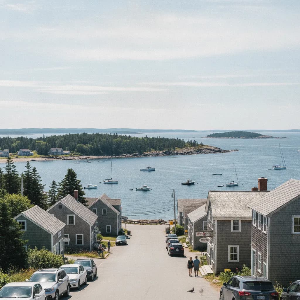 View of Harpswell, ME