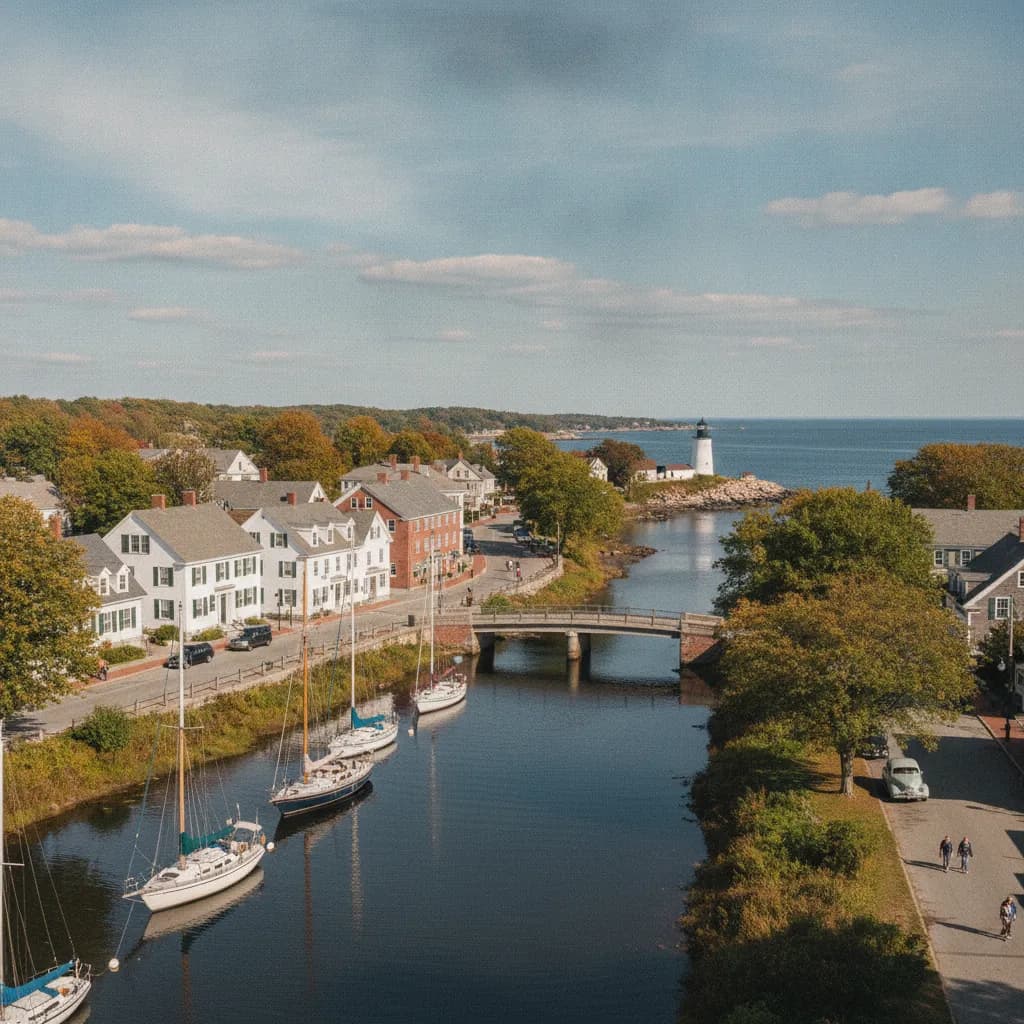 View of Kennebunk, ME